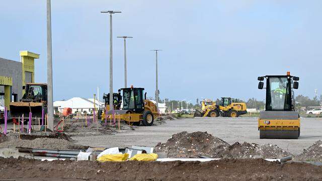 A controversial Florida law that gives developers and state agencies broad veto power over local officials and residents remains in effect after state lawmakers failed to amend it in the 2026 legislative session. A pair of court cases against the law are ongoing in the Second Judicial Circuit of Florida. Pictured, a Publix parking lot is under construction as part of a new development in Manatee County on March 16, 2026.